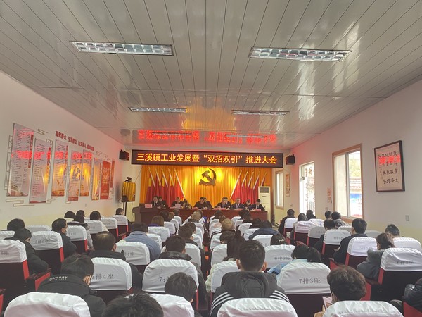 旌德县三溪镇召开工业发展暨&ldquo;双招双引&rdquo;推进大会.jpg